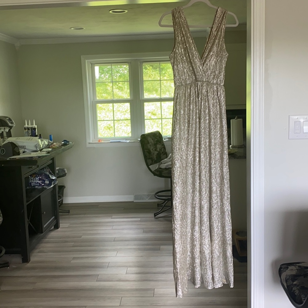 Shimmery maxi dress